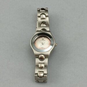 Hyundai Watch with Silvertone Metal Strap and Pink Face Working